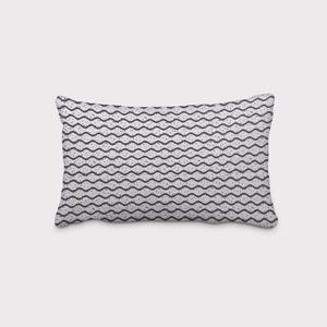 КРАСИВАЯ ЖИЗНЬ. Чехол на подушку волны в горошек белый темно-синий разные размеры размер 30х50см (ВхШ) размер 30х50см (ВхШ) Schöner-Leben