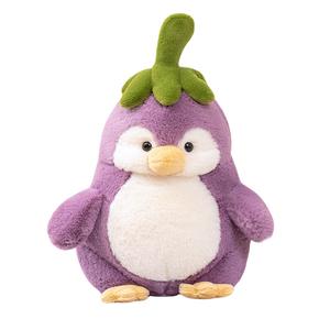 Плюшевая кукла Eggplant Penguin, высота 25см/40см/60см Tak Bebe