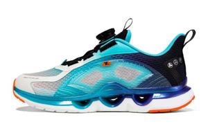 Детские кроссовки GS Low-top белые/прозрачные горно-синие Xtep, голубой