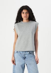 Топ PCCHILLI SUMMER Pieces, цвет Light Grey Melange