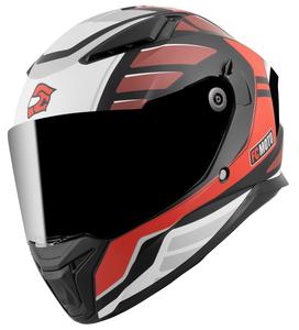 Шлем FC-Moto ff130sv cavion, Black Matt/Red