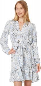 Женское платье Tommy Hilfiger с воротником-стойкой и узором пейсли, Breeze Multi