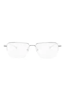 Очки в прямоугольной оправе Dita Lancier, серебристый