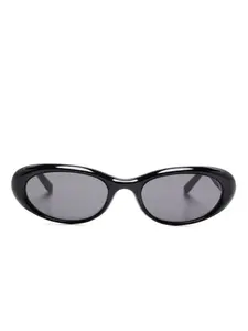 Солнцезащитные очки в овальной оправе Chimi, черный