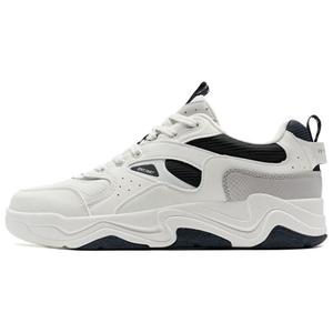 XTEP Нескользящие износостойкие низкие кроссовки для скейтбординга мужские белые серые черные