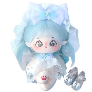 Двойной хвост, Frost Descend, кукла с хлопковым скелетом, плюшевая кукла, высота 20 см, длина 22 см COTTON PLANET