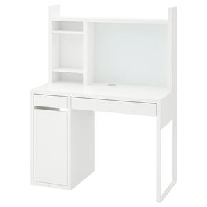 Рабочий стол MICKE IKEA, 105x50 см, белый