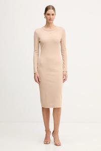 Платье Armani Exchange, бежевый