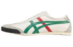 MEXICO 66 Кроссовки для мужчин с низким верхом, белые/зеленые Onitsuka Tiger