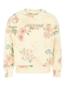 Свитшот с цветочным принтом ABERCROMBIE FITCH KIDS, нейтральный