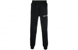 Вязаные спортивные штаны мужские черные PALM ANGELS