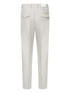 Брюки со складками спереди и завязками Eleventy, серый