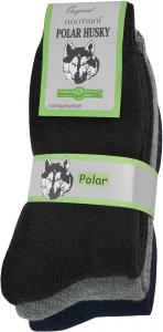 Носки Polar Husky 3 шт Vollfrottee Winter, цвет Schwarz/Grau/Marine