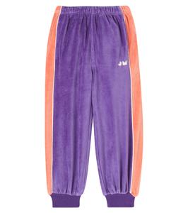 Спортивные брюки Love из хлопковой смеси с велюром Jellymallow, фиолетовый