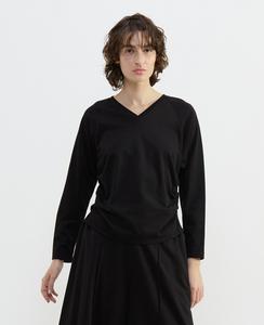 Пуловер из тенселя и хлопка с завышенной талией Plain People, цвет Black