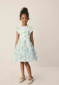 Коктейльное платье/вечернее платье с текстурированным годе стандартного кроя Laura Ashley, Blue Megan