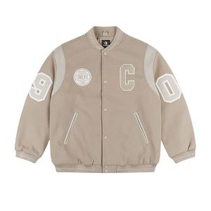 Премиальная бейсбольная куртка Converse, винтажный коричневый