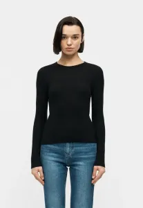 Футболка с длинными рукавами и круглым вырезом Gap, Black