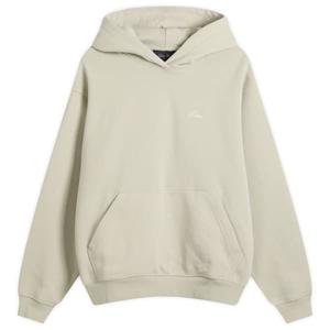 Худи с небольшим логотипом, написанным курсивом Dime, Charcoal Moss