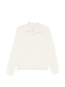 Свитер с воротником поло Gant, бежевый