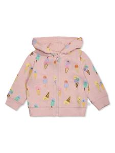 Stella McCartney Kids худи с графичным принтом, розовый