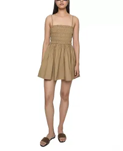 Платье Фэй с вышивкой Rebecca Minkoff, бежевый