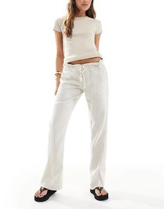 Расклешенные брюки Roxy Oceanside в цвете «камень»