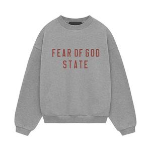 Толстовка Fear of God Essentials Kids Fleece Crewneck Dark Heather, серый