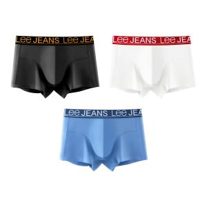 Мужские трусы 3 штуки, подарочный набор Lee, синий