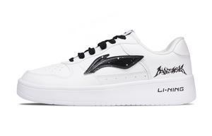 LINING Понтонные лодки устойчивые к истиранию, легкие и дышащие низкие кроссовки для скейтборда Unisex White