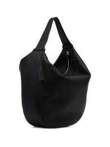 Средняя изогнутая сумка-тоут с логотипом Armani Exchange, черный