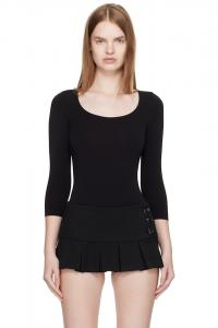 Боди Tokio из стрингов Wolford, черный