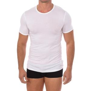 Модная бамбуковая футболка с коротким рукавом bkk1uts03si мужская Bikkembergs, белый