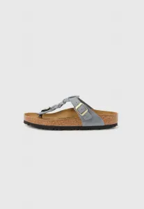Плетеные сандалии gizeh leoi n regular tbar Birkenstock, Basalt Gray