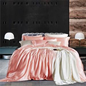 Orose Комплект постельного белья Orose из шелка 25 momme плотный утяжеленный классический стиль премиум Baby Pink