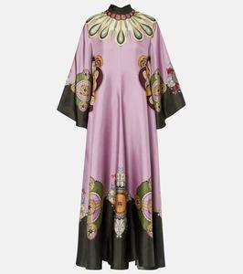 Великолепный кафтан из шелкового твила с принтом La DoubleJ, Nucleus Placée