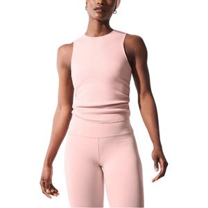 Рибbed En Pointe майка спортивные топы женские Alo Yoga, розовый