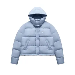 FOB Пуховик женский Bimo синий Fila Fusion