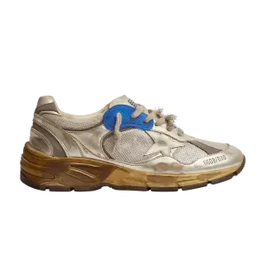 Кроссовки Golden Goose Wmns Dad-Star Silver Blue, серебряный