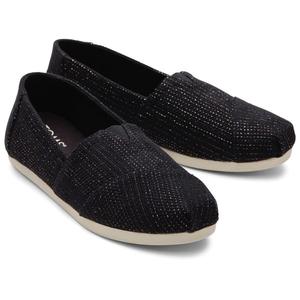 Женские эспадрильи альпаргата - кроссовки Toms, черный