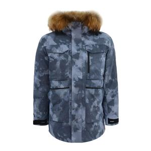 ANTA Мужская пуховая куртка с принтом снежинок, Snowflake White/All over Print