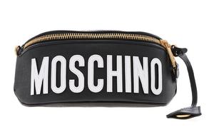 MOSCHINO Поясная сумка PU Unisex Black