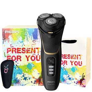 Бритва S4303 с моющейся головкой, умный мотор, автоматическая регулировка PHILIPS, черный