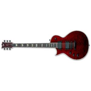 Электрогитара ESP LTD Deluxe EC-1000 LH QM STBC Left-Handed See Thru Black Cherry Electric Guitar + Free Gig Bag