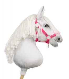 Регулируемый недоуздок Hobby Horse A3 - темно-розовый Super Hobby Horse
