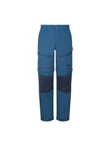 Trollkids Трекинговые брюки Nordfjord с отстегивающимися штанинами, цвет «мадейра блю»