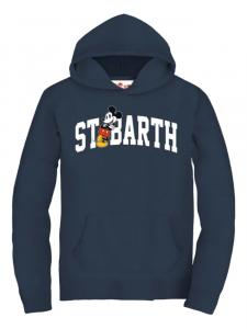 Толстовка с капюшоном «Манхэттен» MC2 Saint Barth Kids, синий