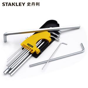 Stanley Набор шестигранных ключей STANLEY, 12 предметов, британские шестигранные отвертки, Г-образные 92-620-23