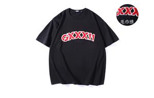 Футболка унисекс Gxxx, черный/красный