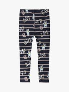 Детские леггинсы с принтом Bluey из хлопковой смеси NAME IT, Navy Blazer